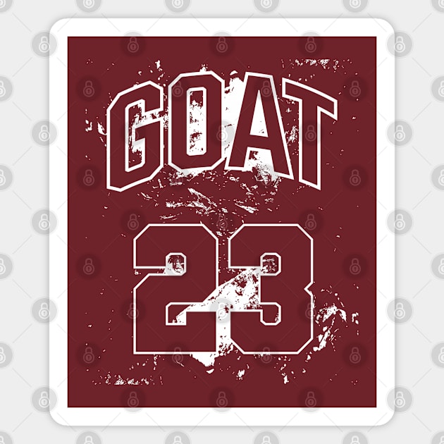 GOAT 23 Magnet by Aloenalone